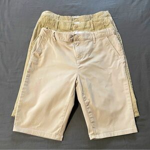 Bundle of 3 The children’s place school uniform shorts girls sz 14